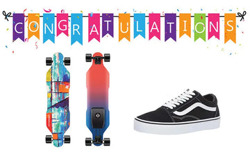 Possway Giveaway Winner Announcement (V4 Electric Skateboard and Vans Sneakers) POSSWAY