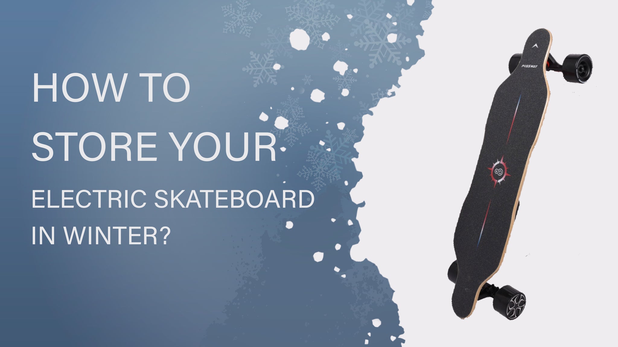 how to store your electric skateboard in winter