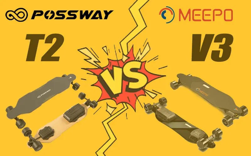Possway T2 VS Meepo V3 | Which is the best budget electric skateboard? POSSWAY